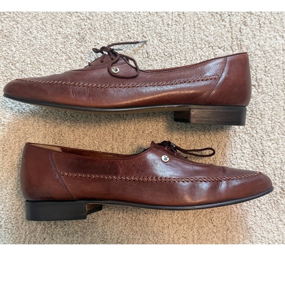 Playboy Retro Brown Leather Oxford Dress Shoes Men\'s Size 10 D – Pre-Owned main image 11